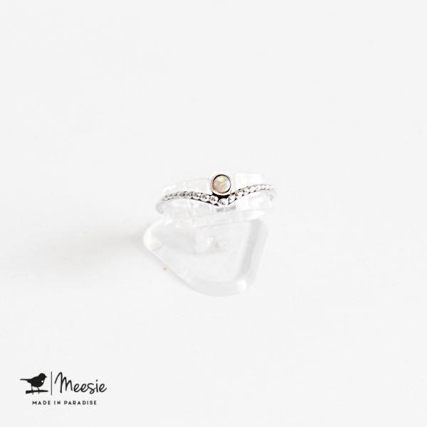 Ring Grace Opaal edelsteen zilver Ring Grace Opaal edelsteen zilver